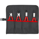 Circlip Pliers Set in Tool Roll - 4 Piece