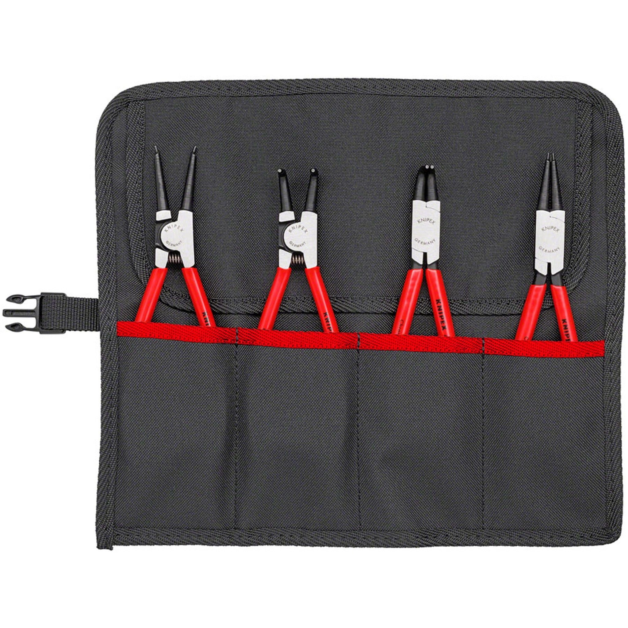 Circlip Pliers Set in Tool Roll - 4 Piece