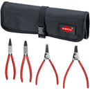 Circlip Pliers Set in Tool Roll - 4 Piece