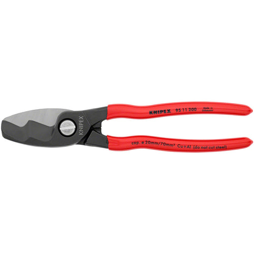 Cable Shears with Twin Cutting Edge - 8"