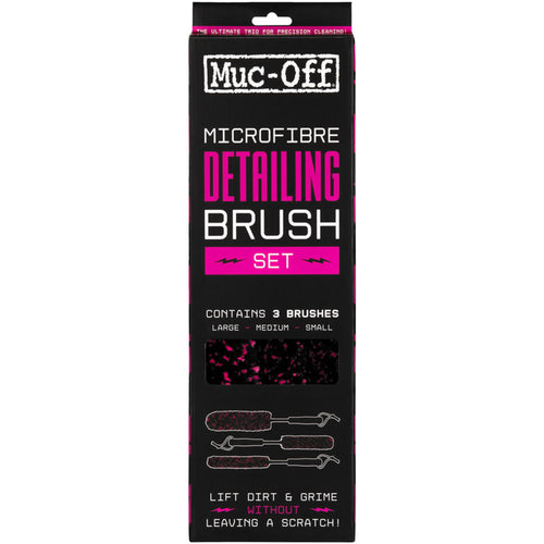 Muc-Off Microfibre Brush Kit - Set of 3