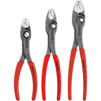 Knipex 3 Pc TwinGrip Pliers Set, Plastic Dipped, 6"/8"/10")