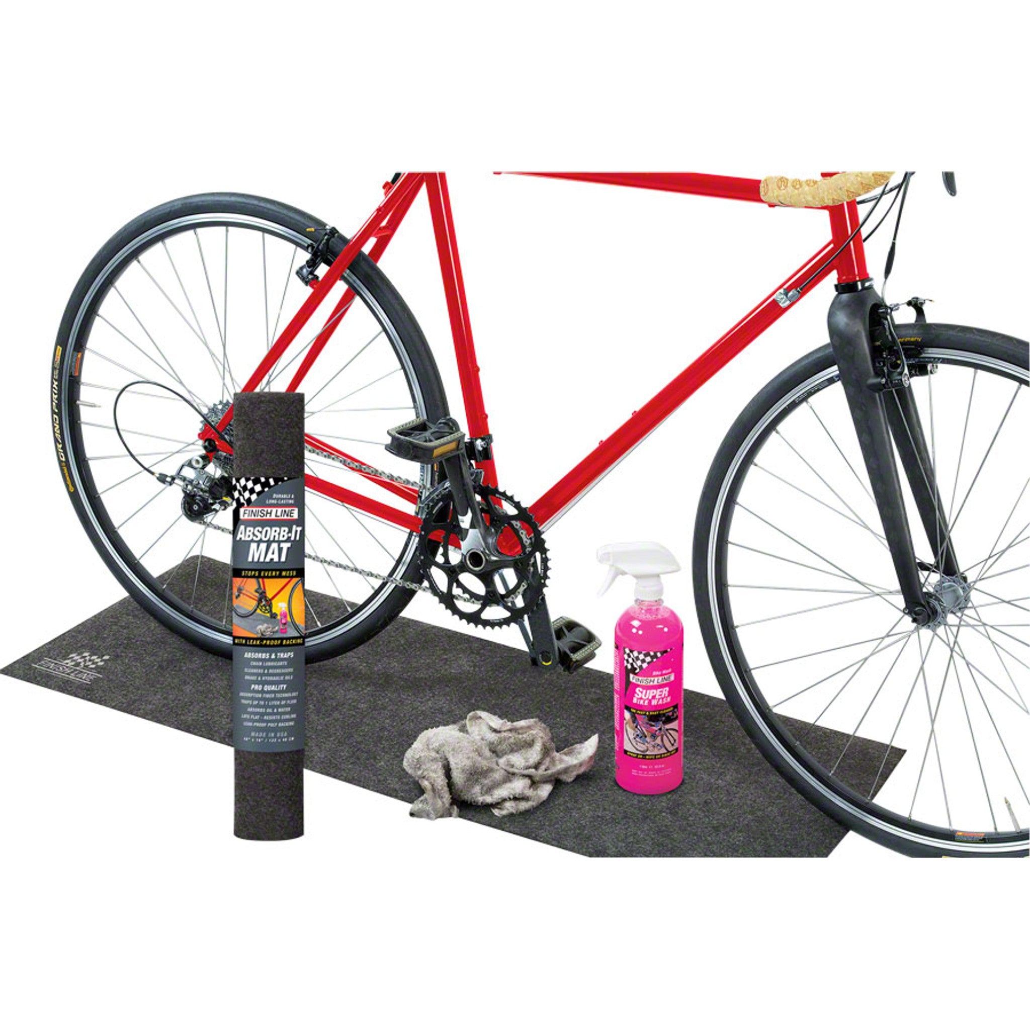 Finish Line Absorb-It Mat, Small 18" x 48"