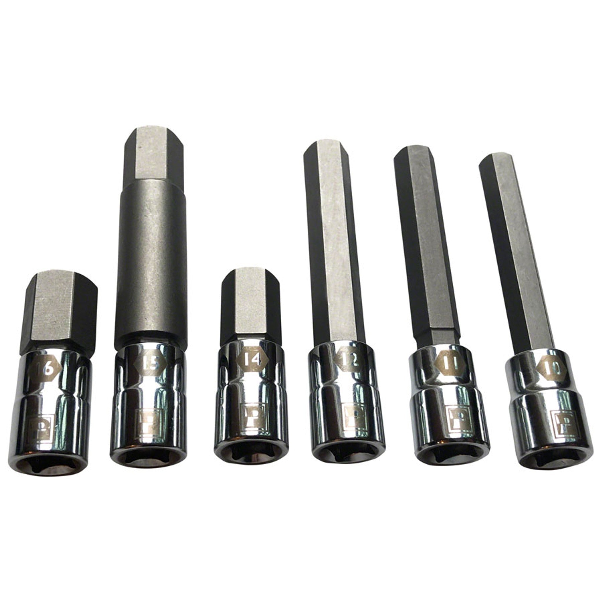 Large Sizes Hex Bit Set - 6 piece