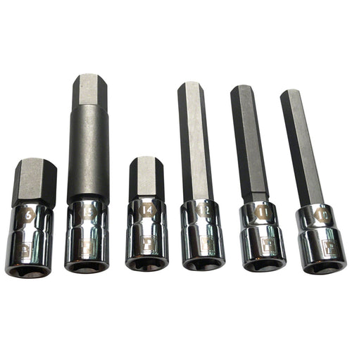 Large Sizes Hex Bit Set - 6 piece