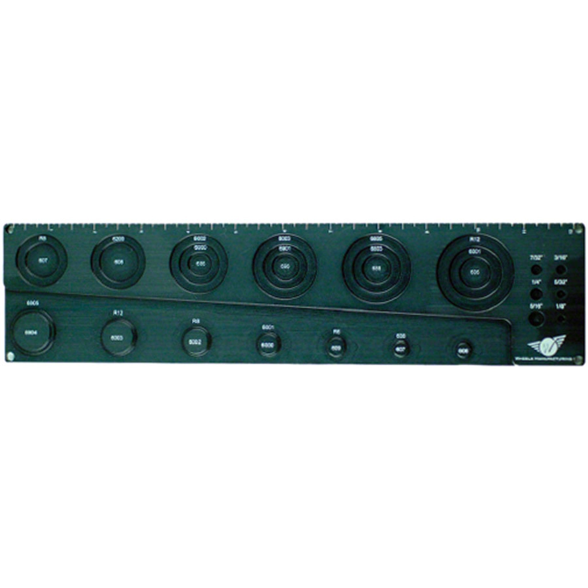 Wheels Manufacturing Benchtop Bearing Ruler and Gauge