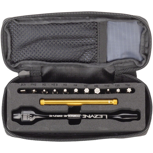 Torque Drive  Torque Wrench - 2-10 Nm, 2, 2.5, 3-6mm Hex,   T10, T25, T30~ Flat/Phillips, With Storage Case, Black