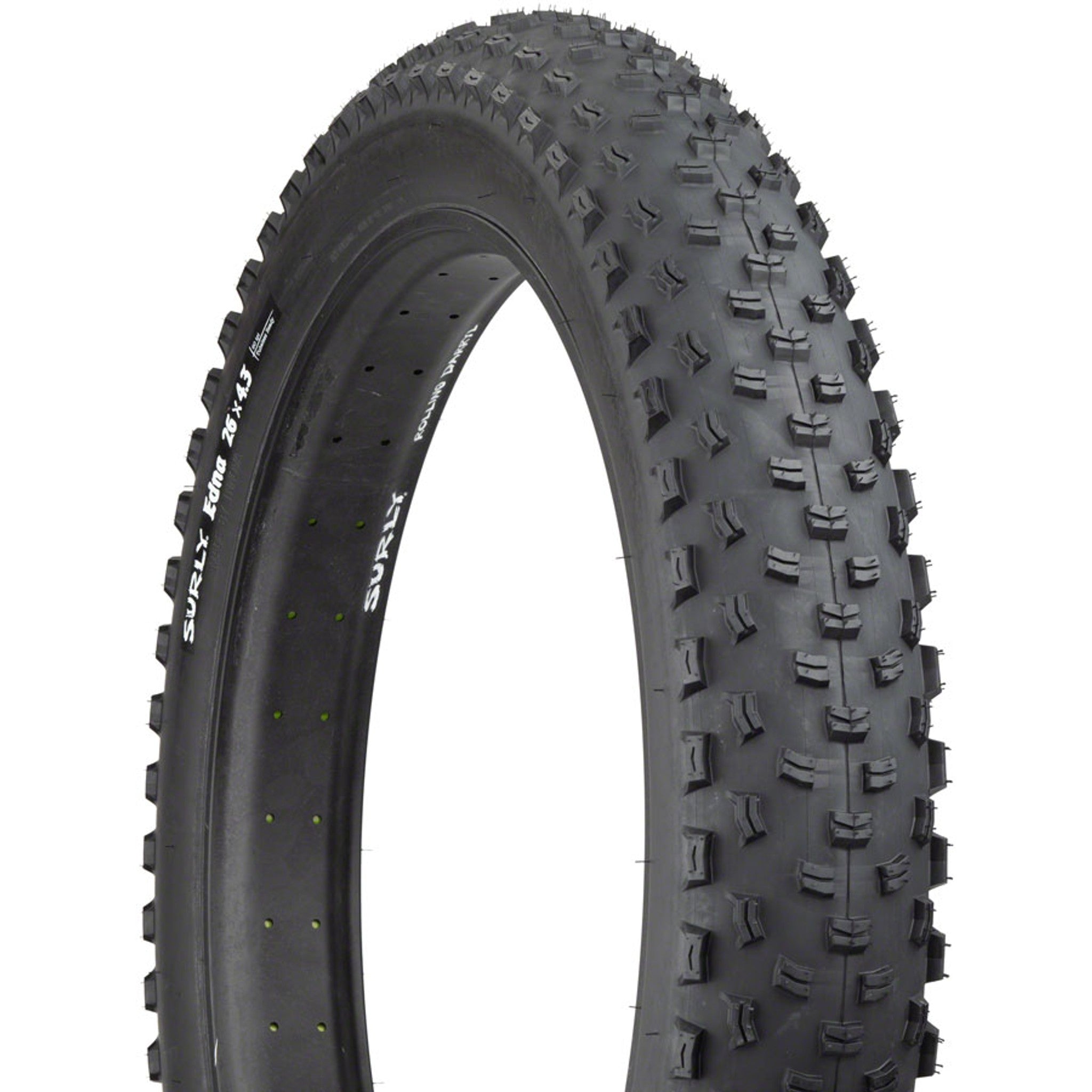 Surly Edna Tire - 26 x 4.3, Tubeless, Folding, Black, 60tpi