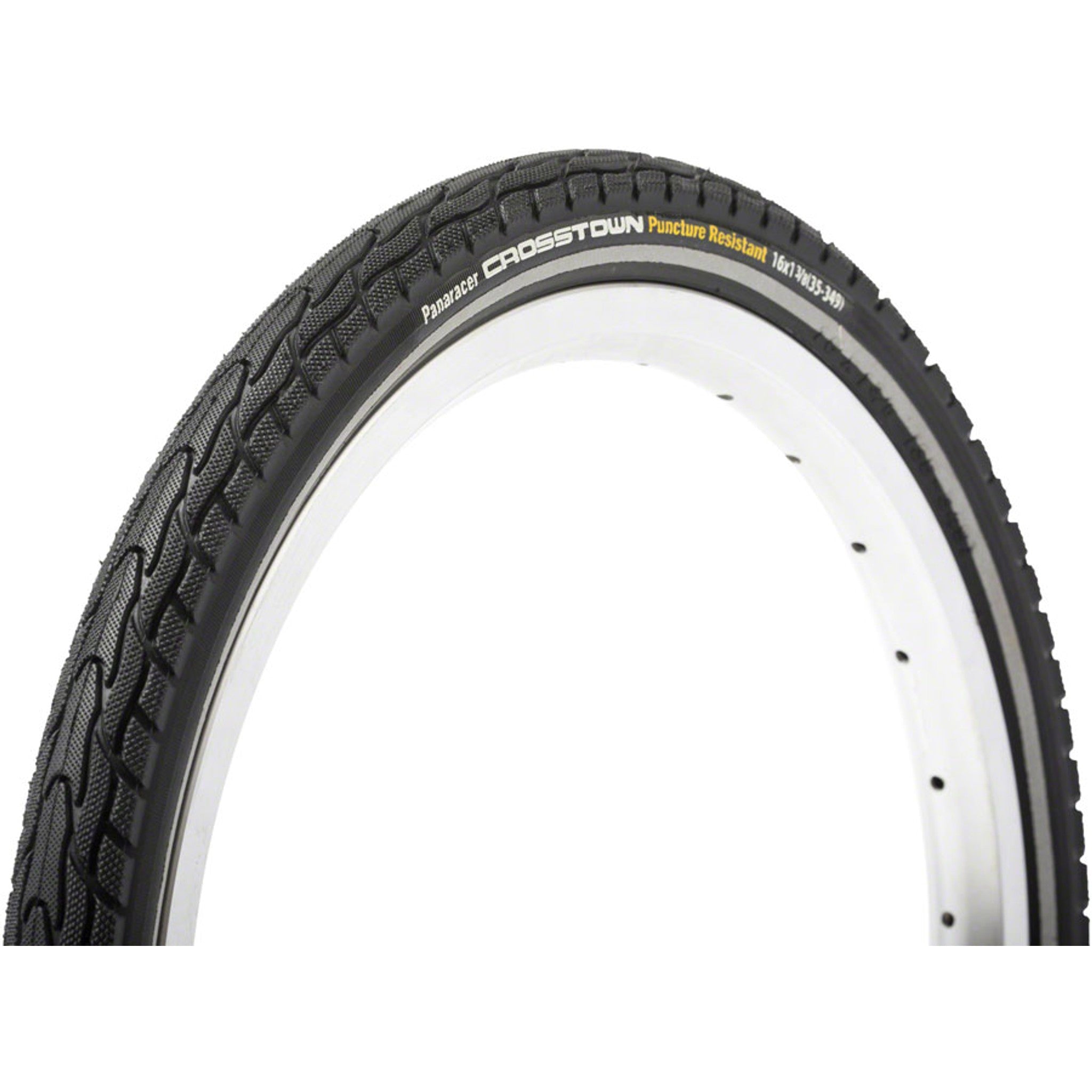CrossTown Tire - 16 x 1-3/8, Clincher, Wire, Black/Black