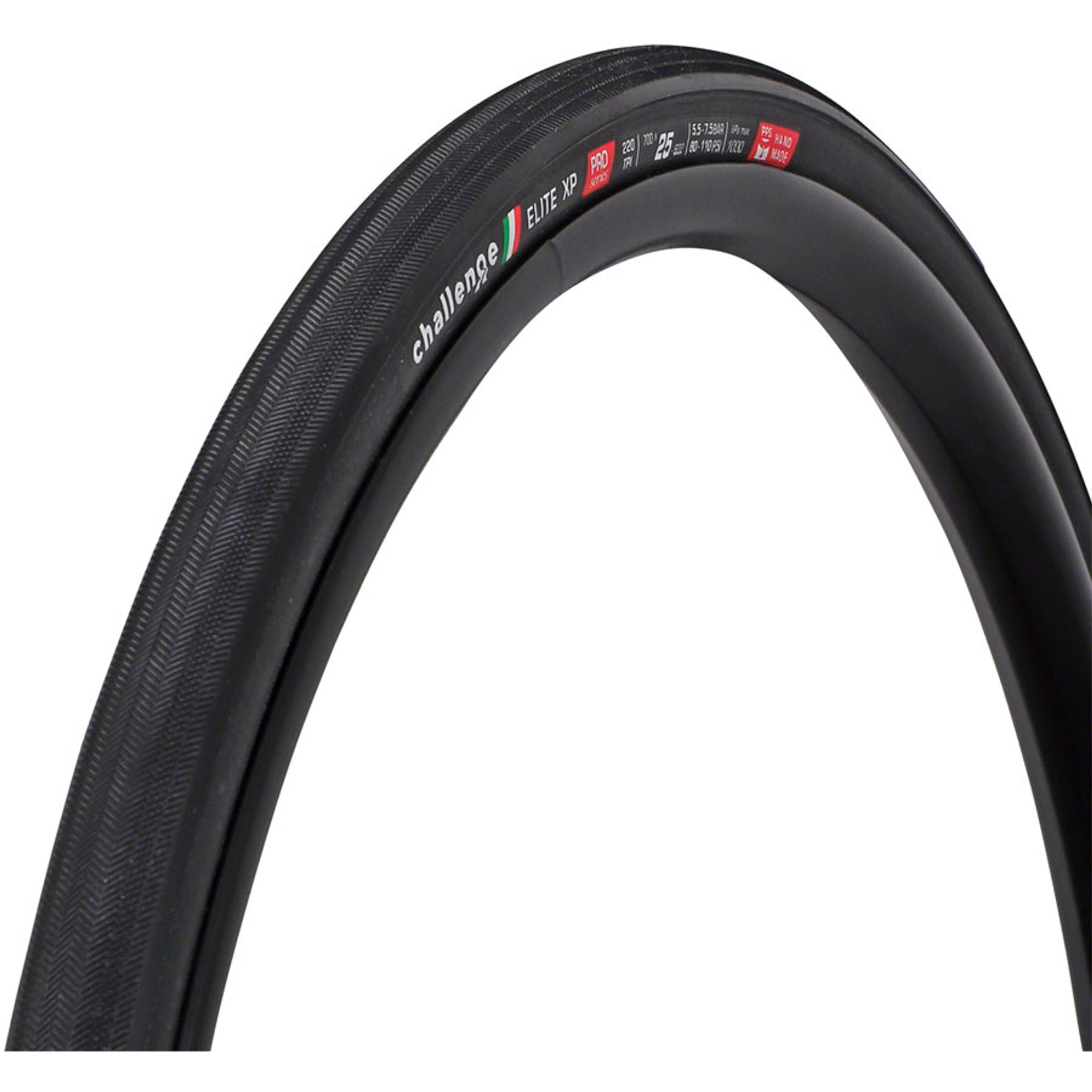 Elite XP Pro Tire - 700 x 25, Clincher, Folding, Black, Handmade