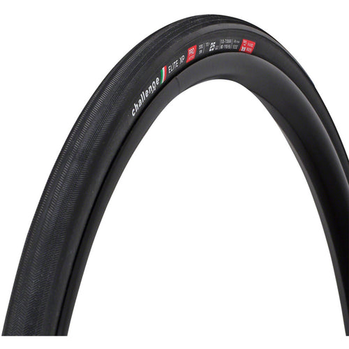 Elite XP Pro Tire - 700 x 25, Clincher, Folding, Black, Handmade