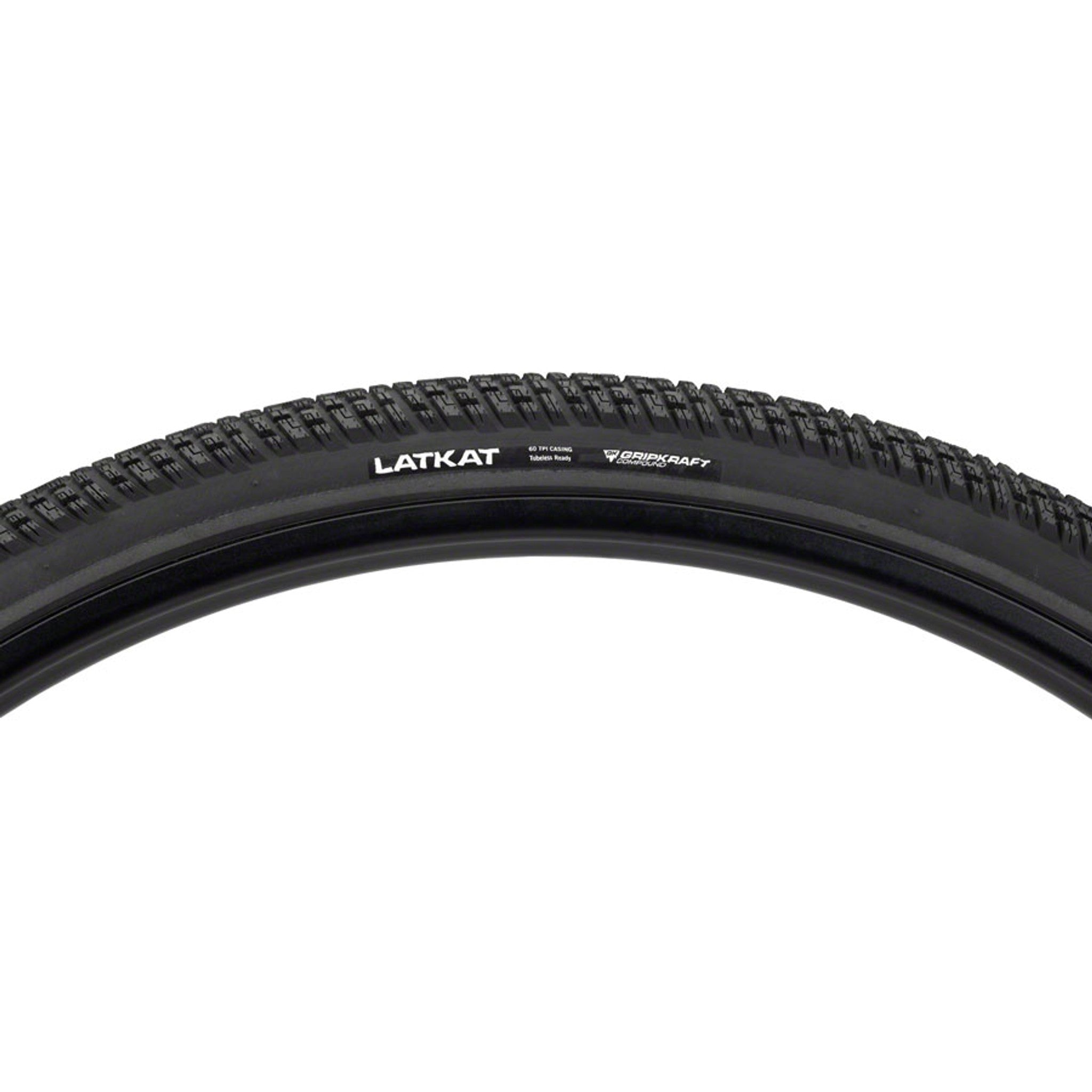 45NRTH Latkat Tire - 700 x 40, Tubeless, Folding, Black, 60 TPI, Gripkraft Compound