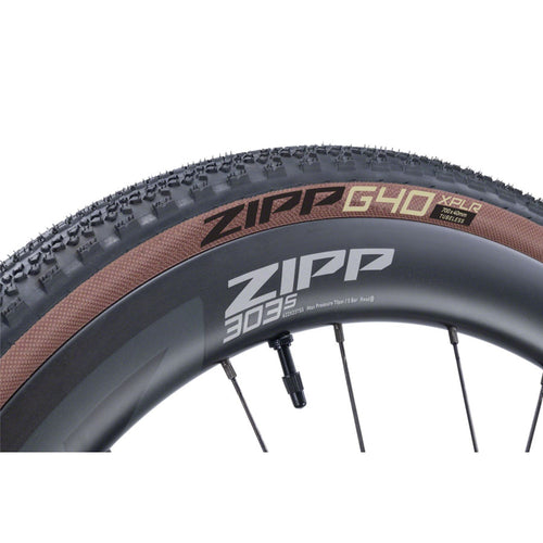 G40 XPLR Puncture Resistant Tire - 700 x 40, Tubeless, Folding, Black/Tan, A2