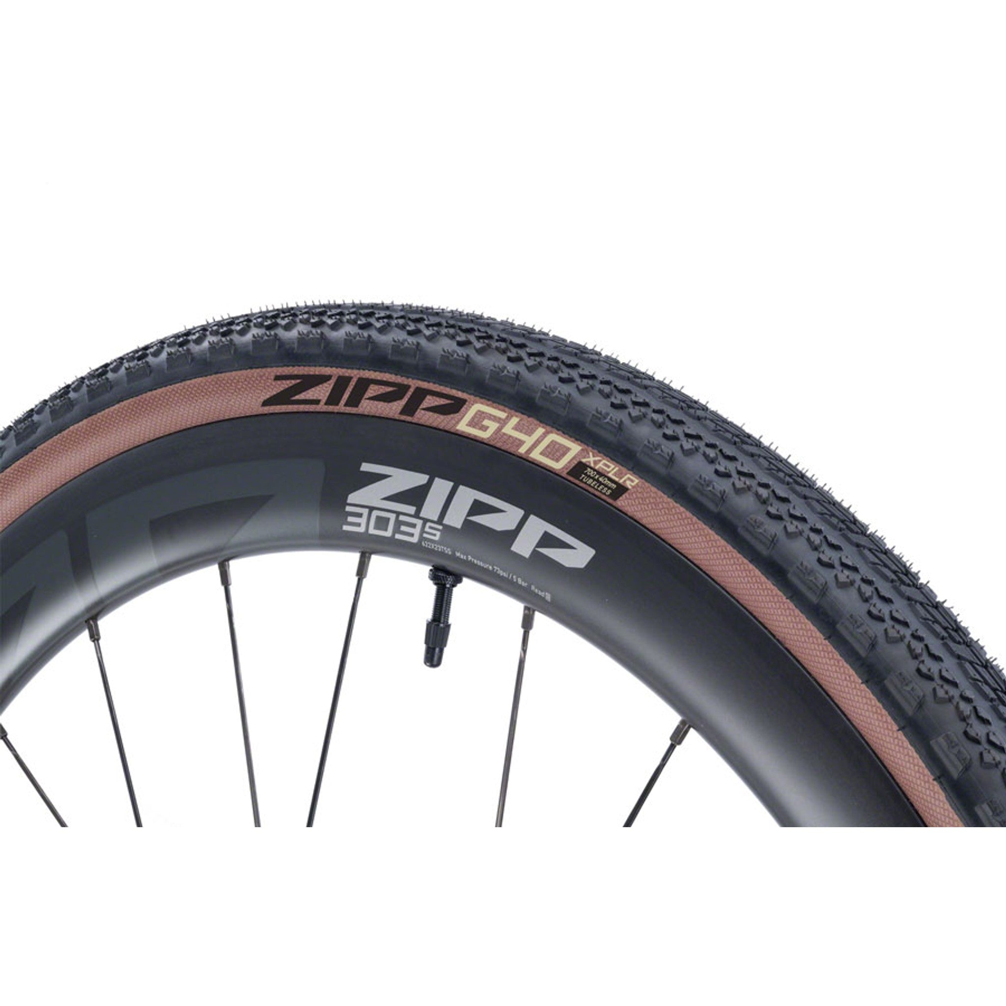 G40 XPLR Puncture Resistant Tire - 700 x 40, Tubeless, Folding, Black/Tan, A2