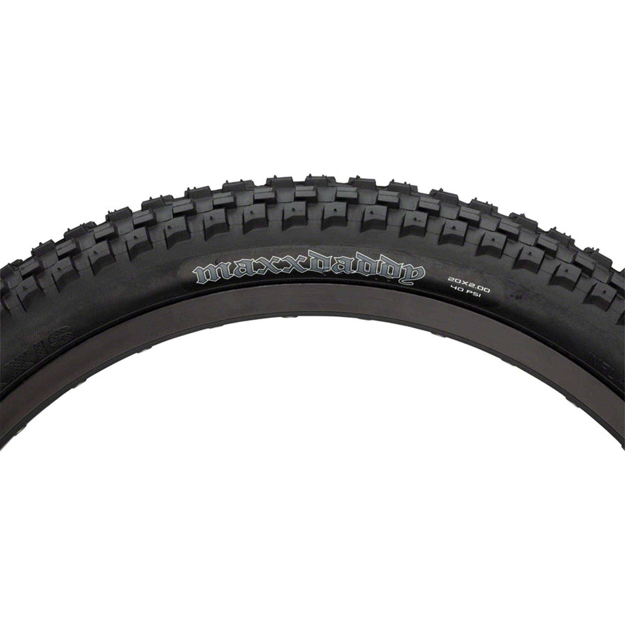 Maxxis Maxx Daddy Tire - 20 x 2, Clincher, Wire, Black, Single