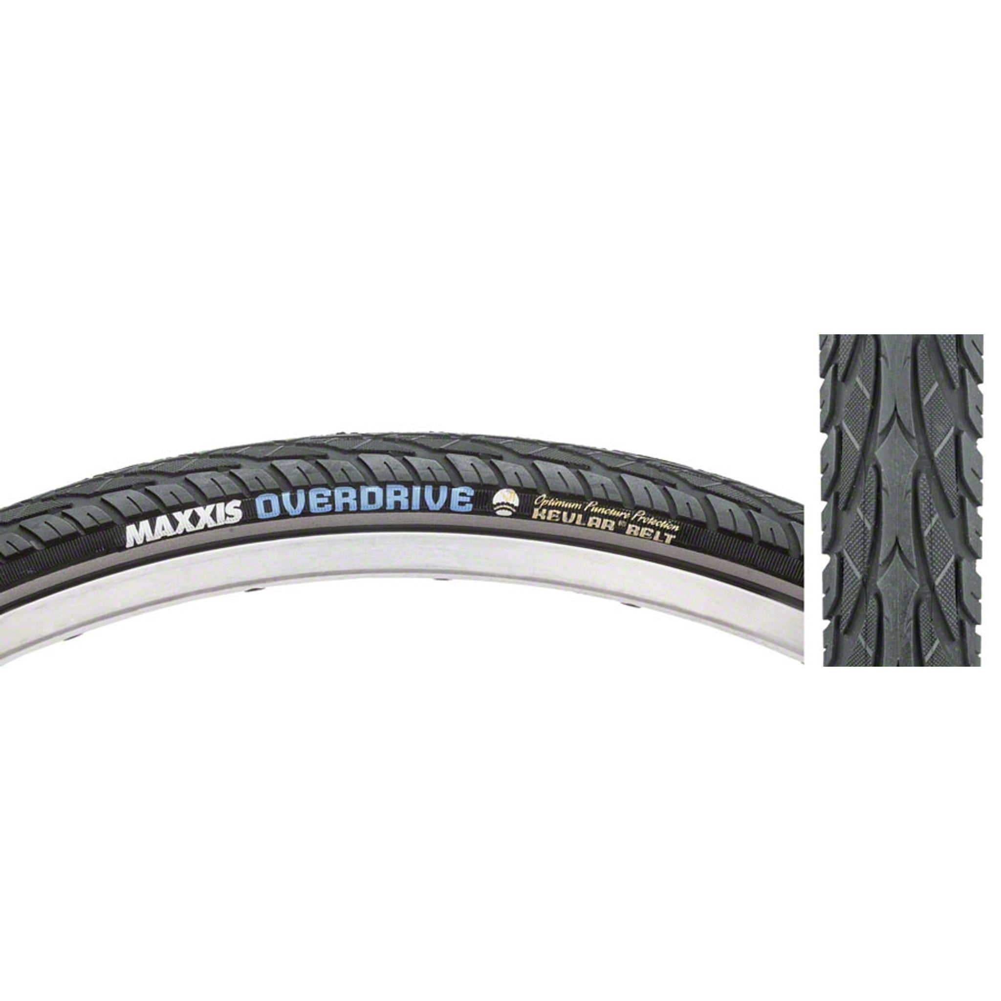 Maxxis Overdrive Tire - 700 x 38, Clincher, Wire, Black, Single, K2