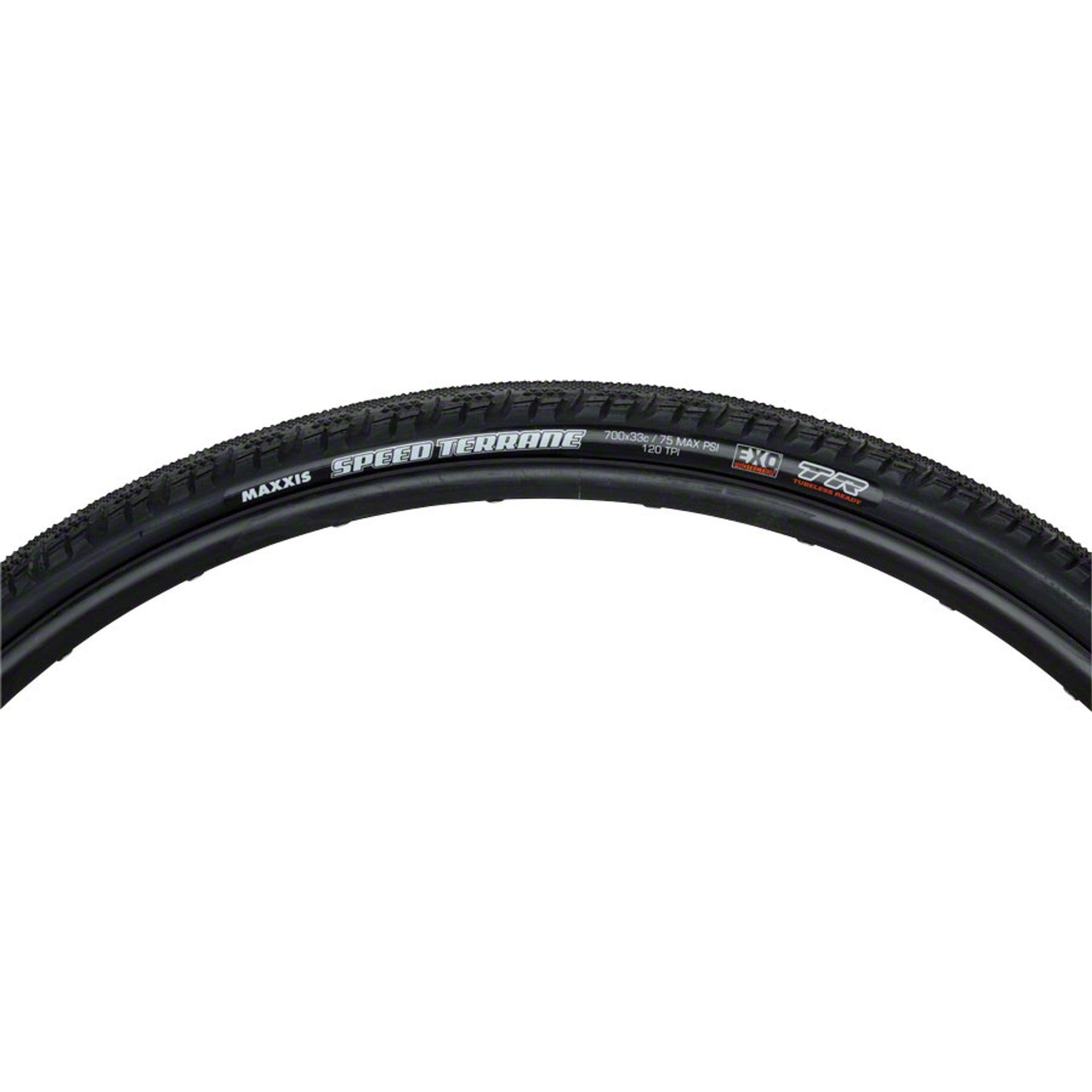 Maxxis Speed Terrane Tire - 700 x 33, Tubeless, Folding, Black, Dual, EXO