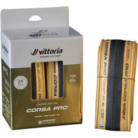 Corsa Pro Gold Limited Edition Tires - 700 x 28, Tubeless, Folding, Black/Gold Limited Edition, G2.0, Pair