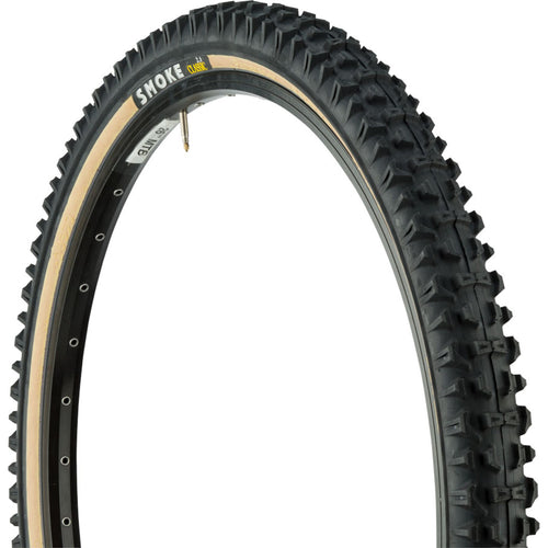 Panaracer Smoke Tire - 26 x 2.1, Clincher, Folding, Black/Tan, 60tpi