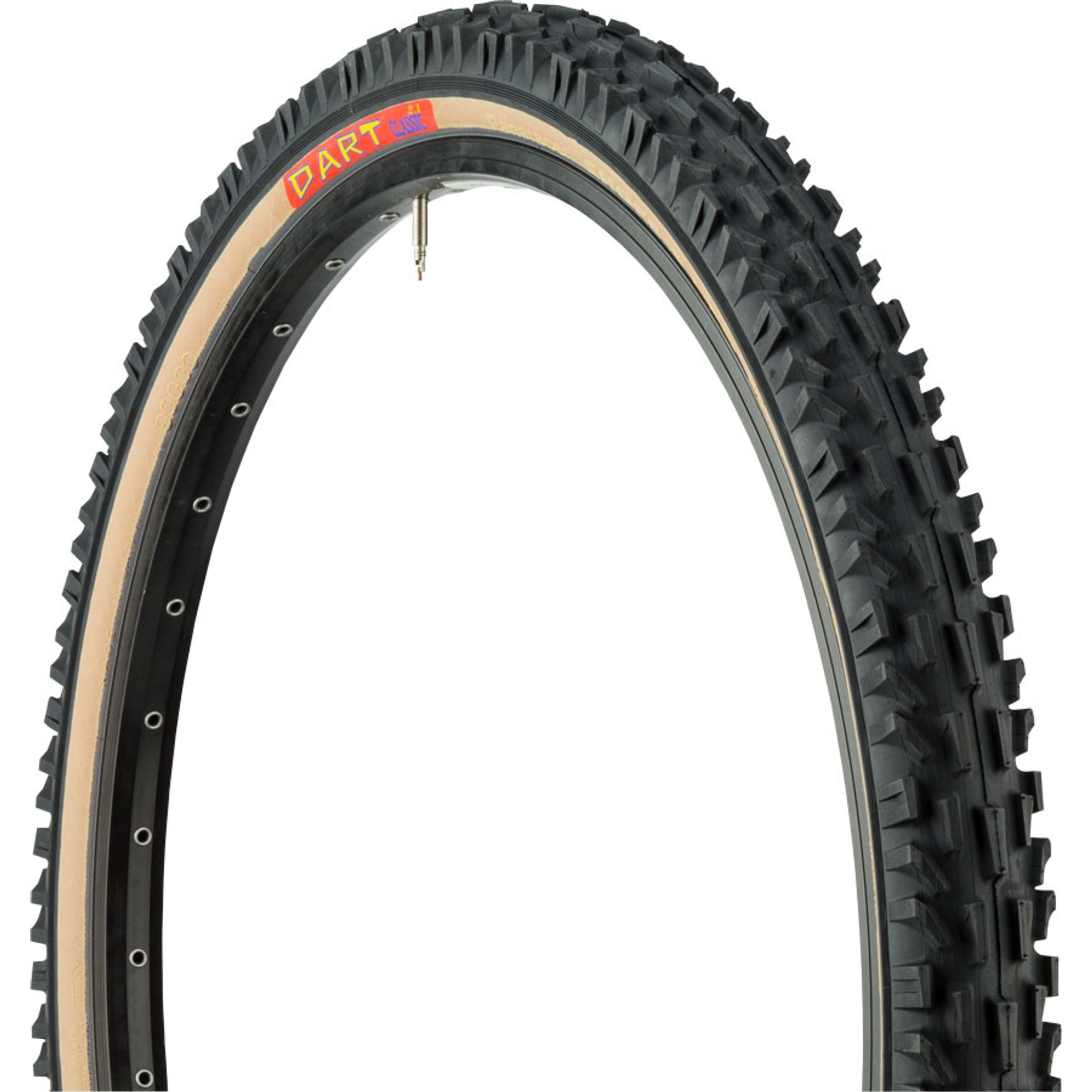 Panaracer Dart Tire - 26 x 2.1, Clincher, Folding, Black/Tan, 60tpi