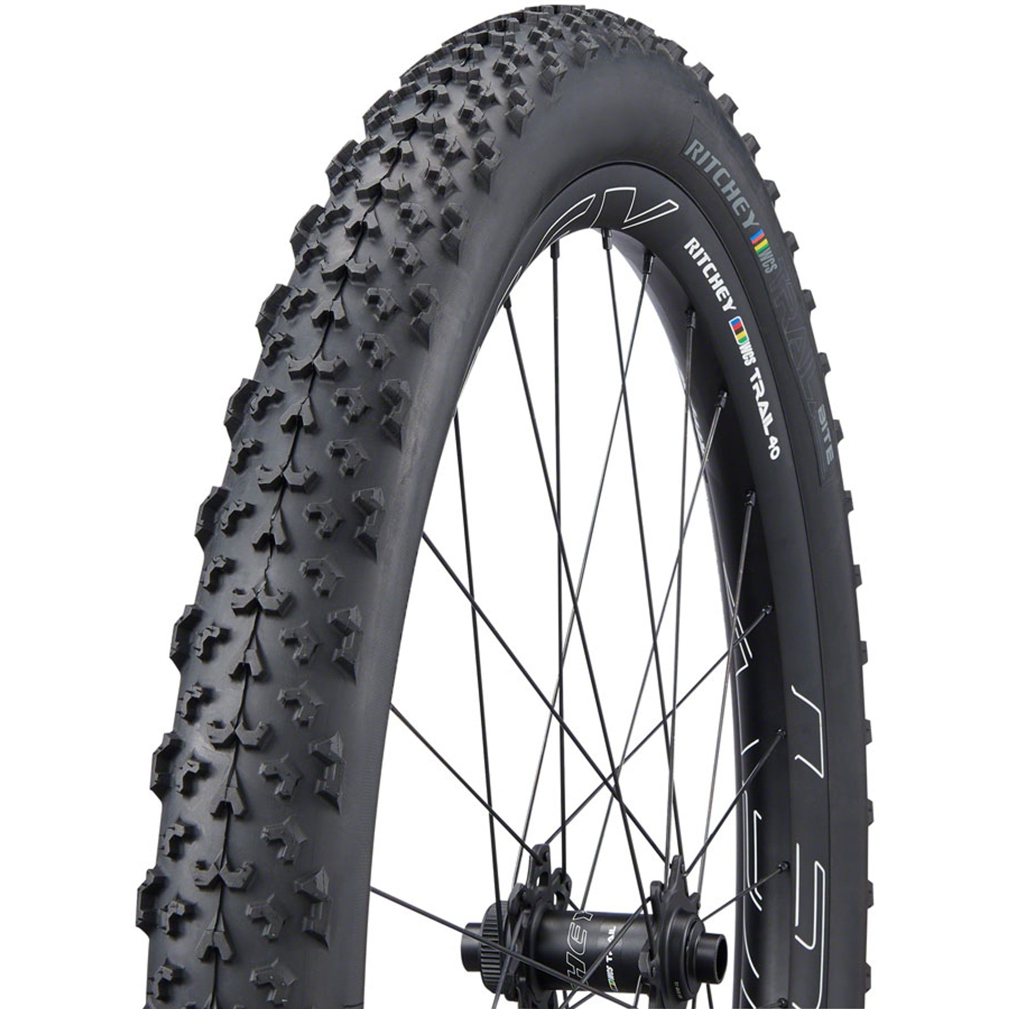 WCS Trail Bite Tire - 27 x 2.25, Tubeless, Folding, Black, 120tpi