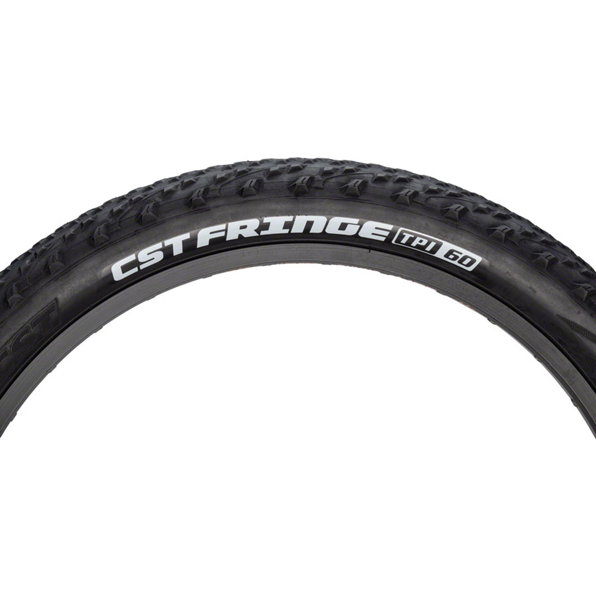 CST Fringe Tire - 24 x 2.8, Clincher, Wire, Black