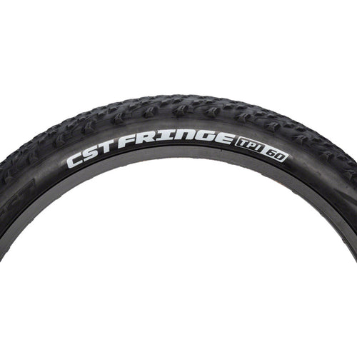 CST Fringe Tire - 24 x 2.8, Clincher, Wire, Black