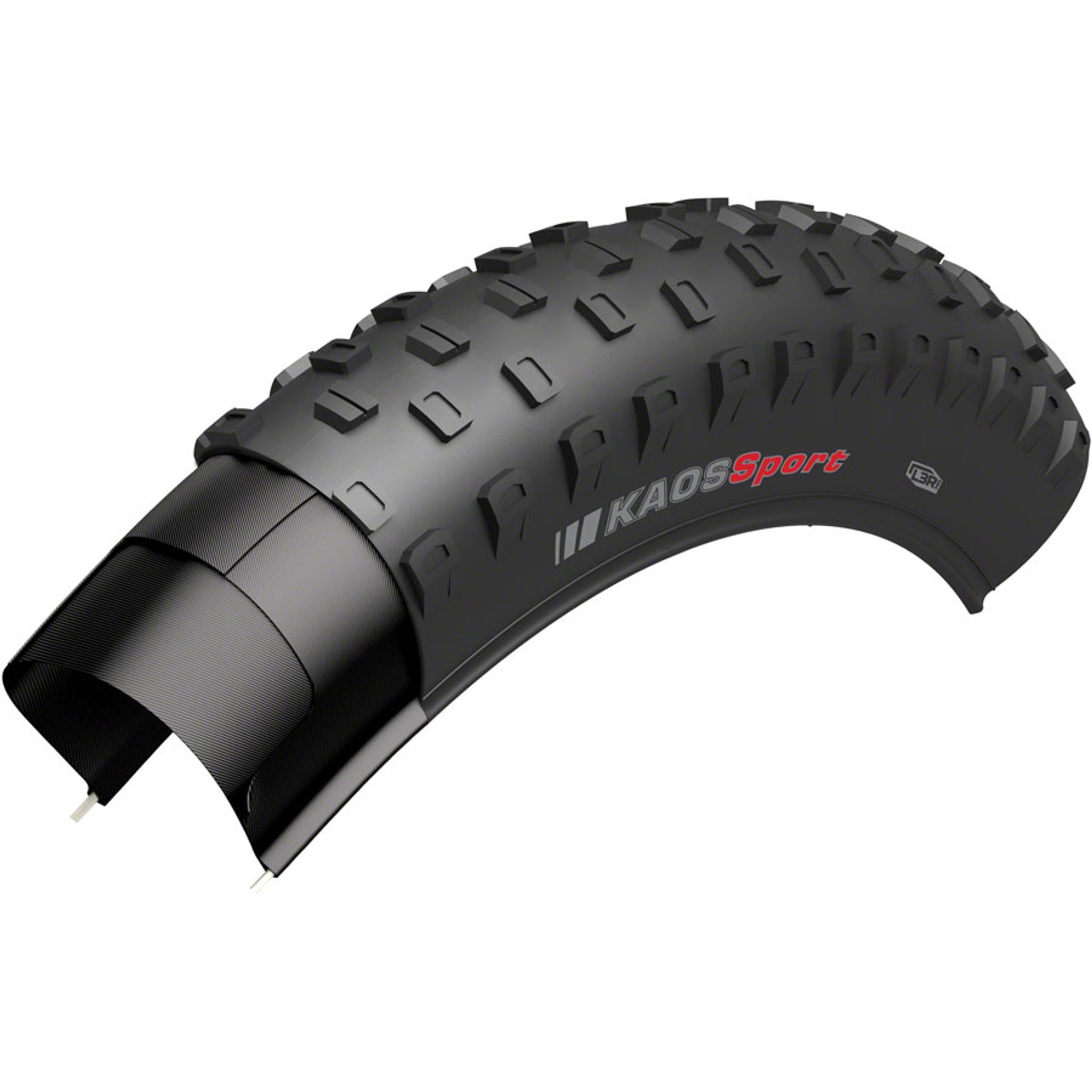 Kenda Kaos Sport Tire - 20 x 2.8, Clincher, Wire, Black, 35tpi