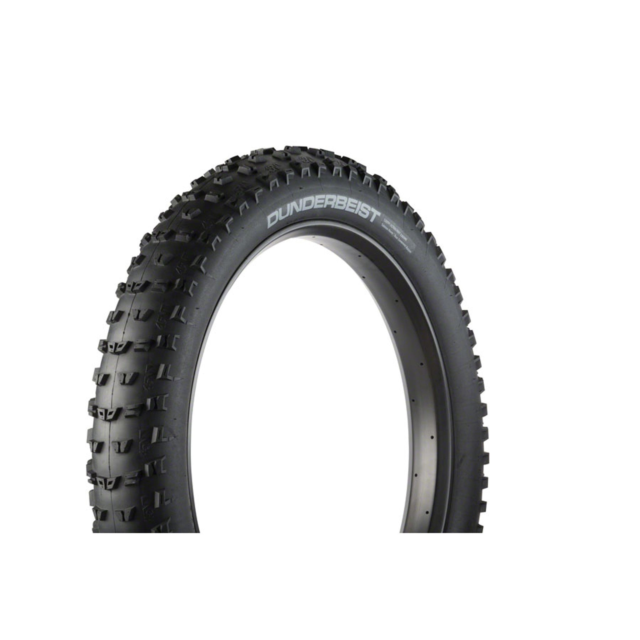 45NRTH Dunderbeist Tire - 26 x 4.6, Tubeless, Folding, Black, 120 TPI