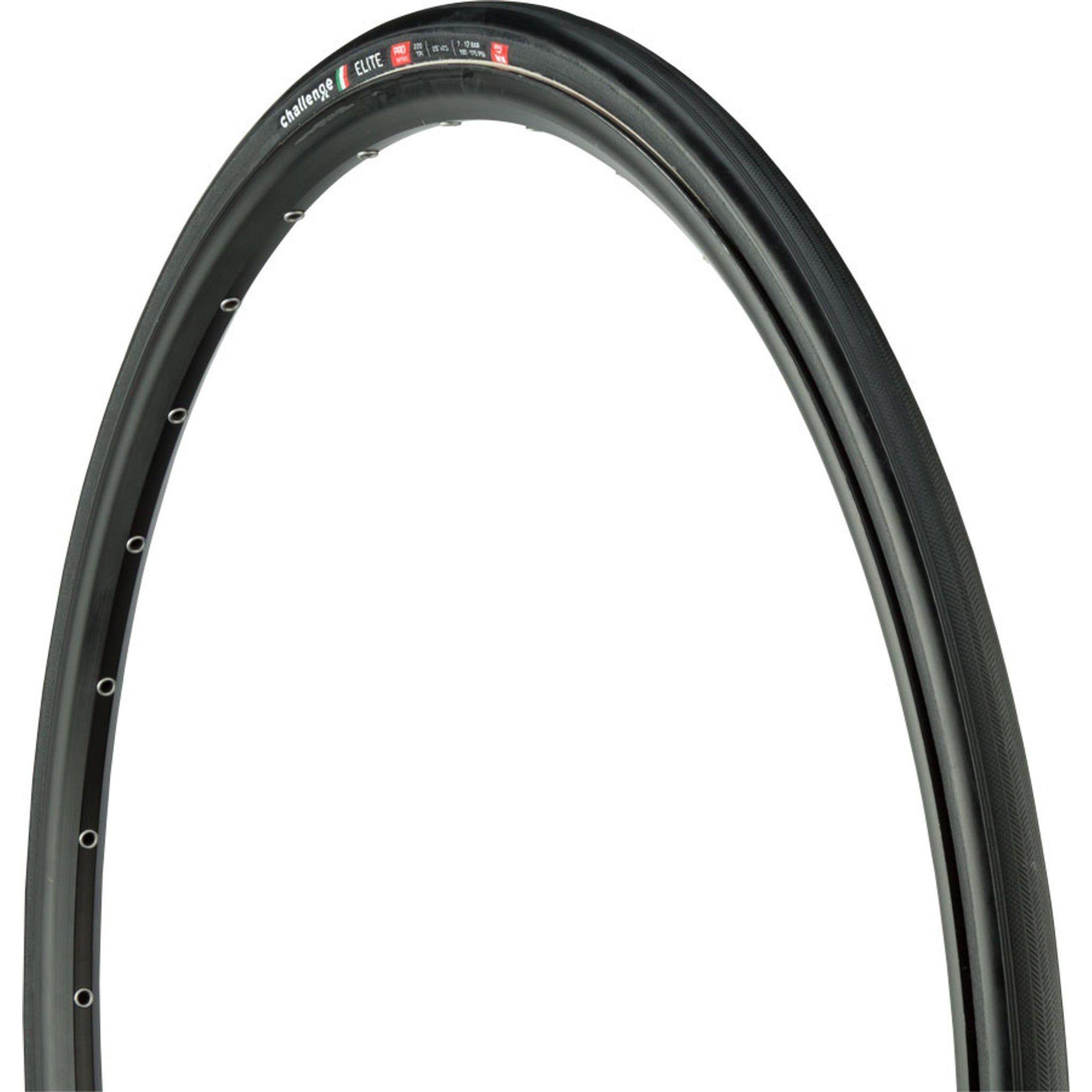 Challenge Elite Pro Tire - 700 x 25, Tubular, Black, Handmade