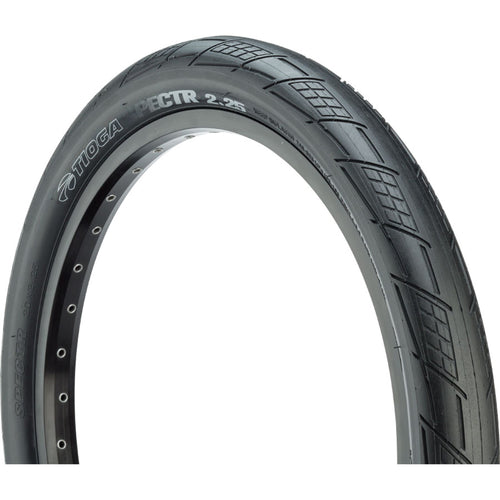 Tioga SPECTR Tire - 20 x 2.25, Clincher, Wire, Black, 120tpi
