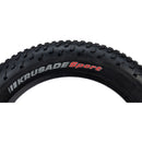 Krusade Tire - 20 x 4, Clincher, Wire, Black, 60tpi