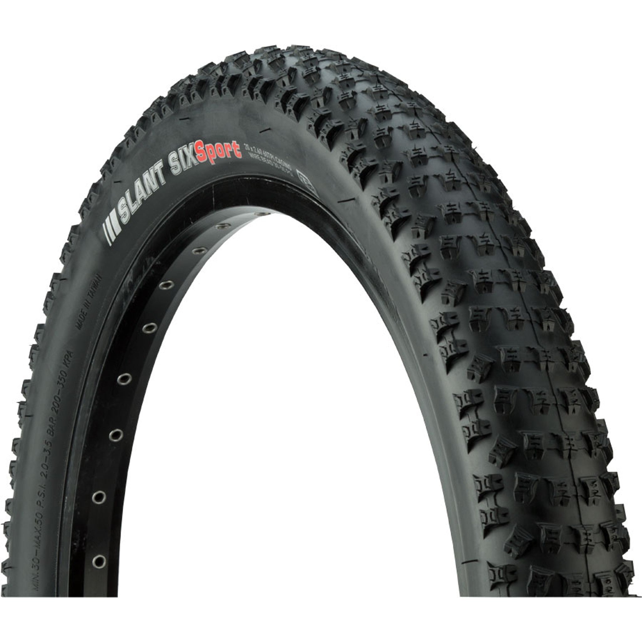 Kenda Slant 6 Tire - 20 x 2.6, Clincher, Wire, Black
