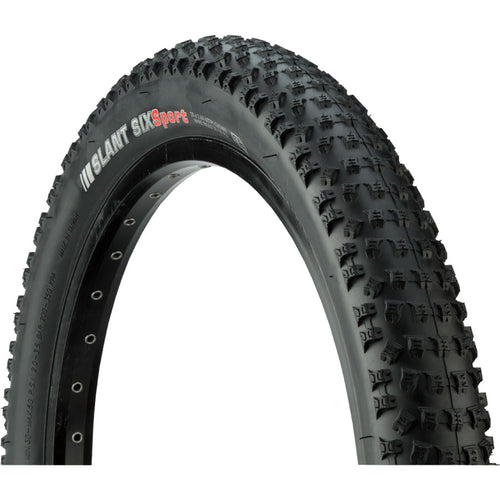 Kenda Slant 6 Tire - 20 x 2.6, Clincher, Wire, Black