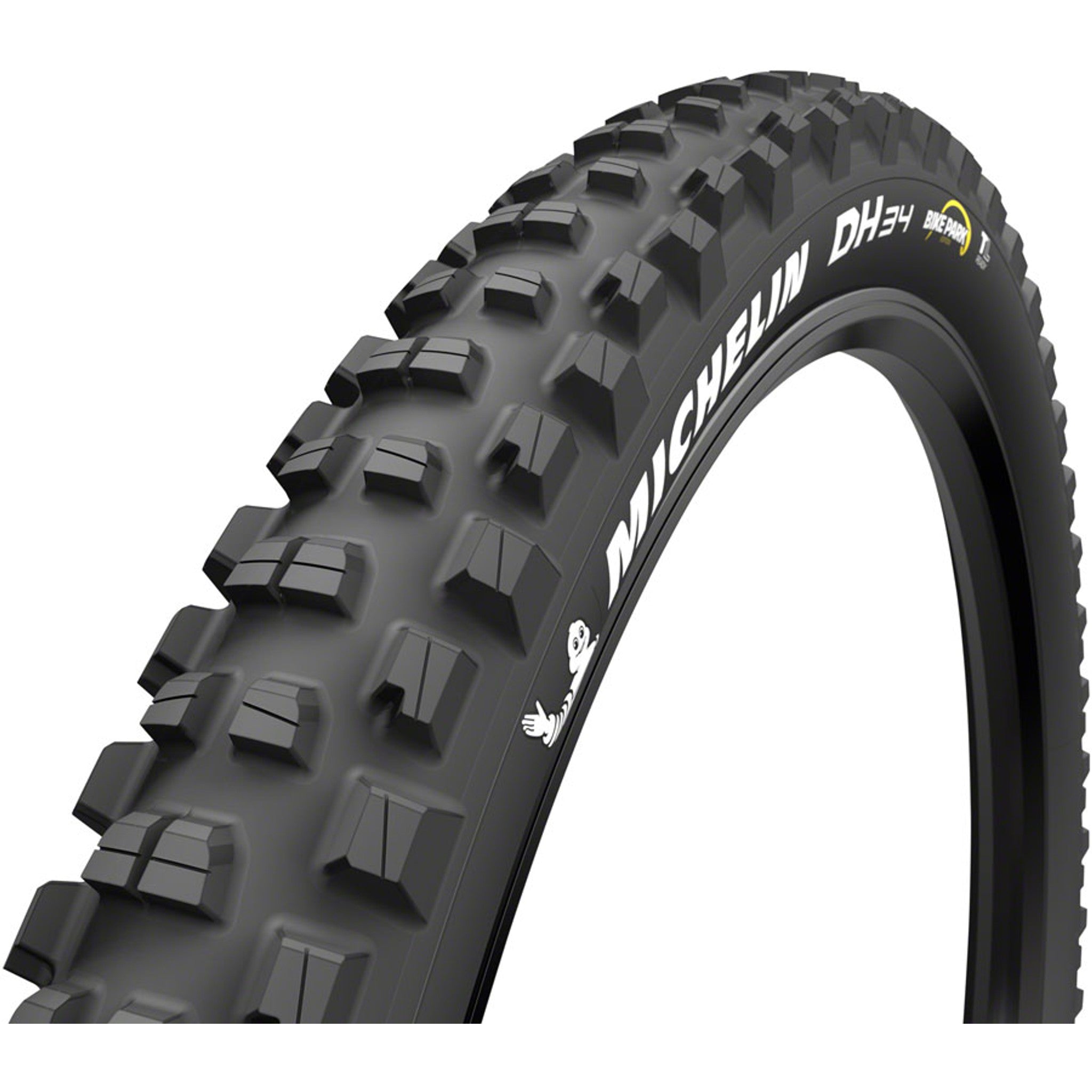 DH34 Bike Park Tire - 29 x 2.4, Tubeless, Wire, Black