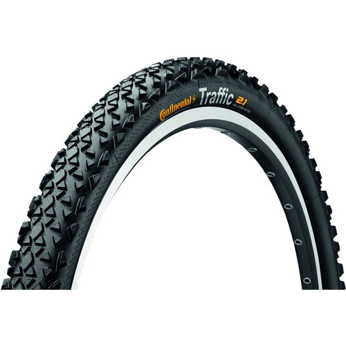 Continental Traffic Tire - 26 x 2.10, Clincher, Wire, Black
