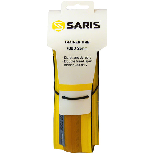 Trainer Tire - 700 x 25, Clincher, Folding, Yellow