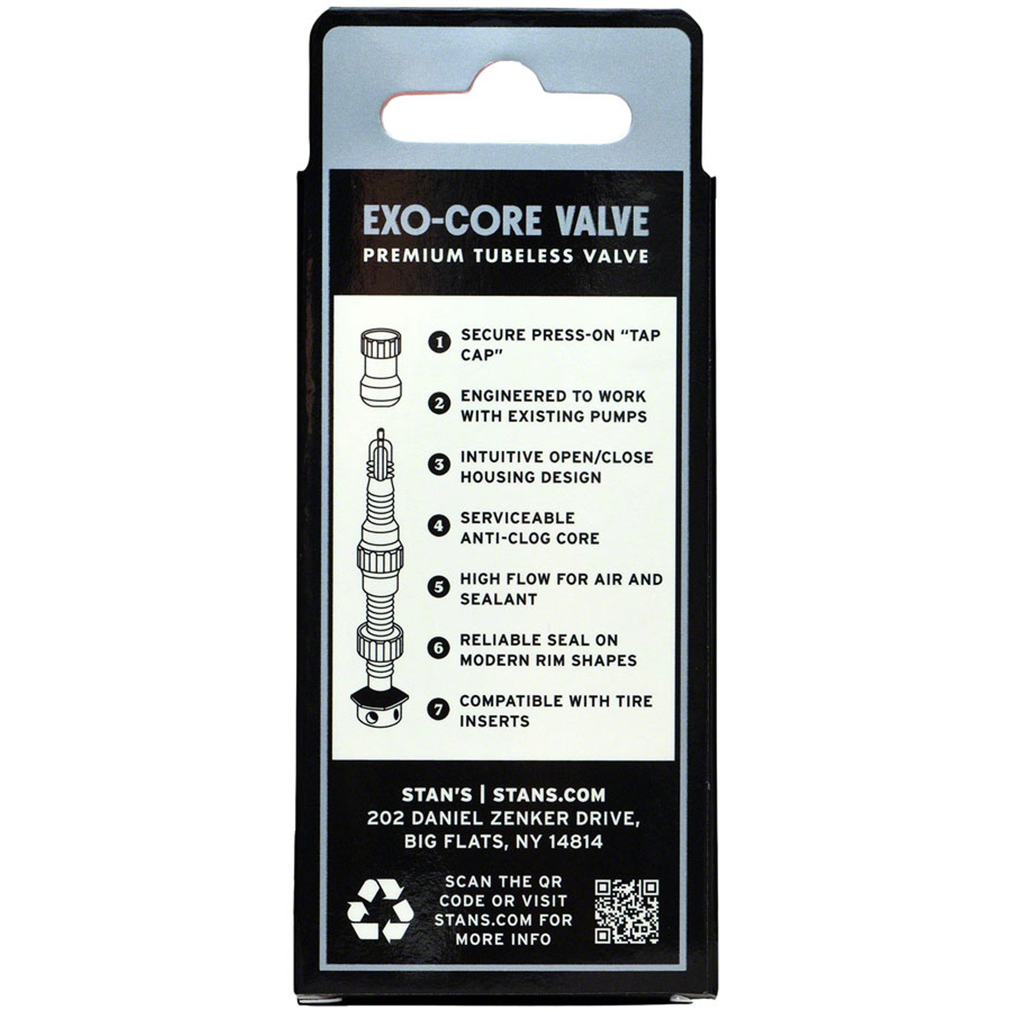 Tubeless Exo-Core Valves