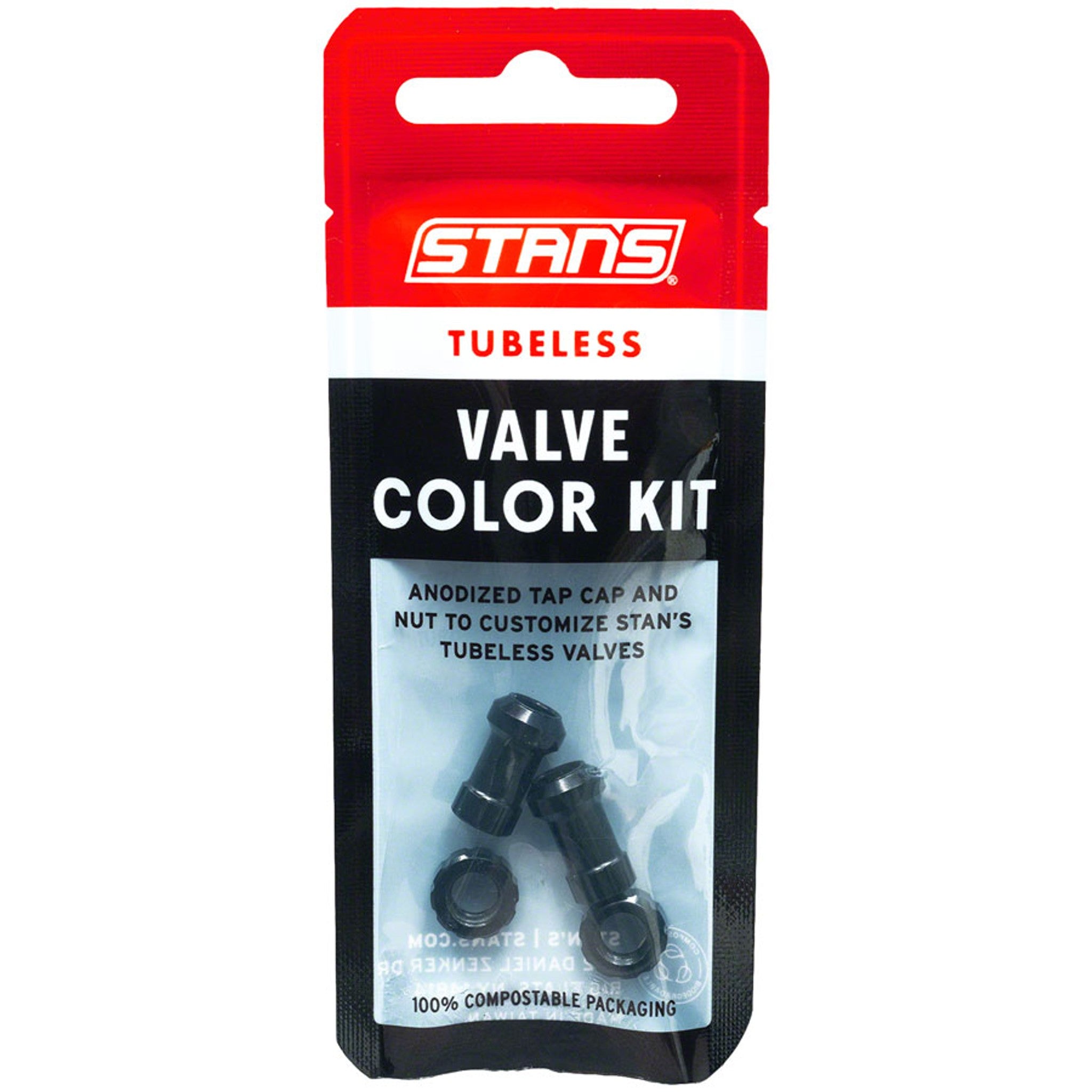 Tubeless Valve Cap Color Kit