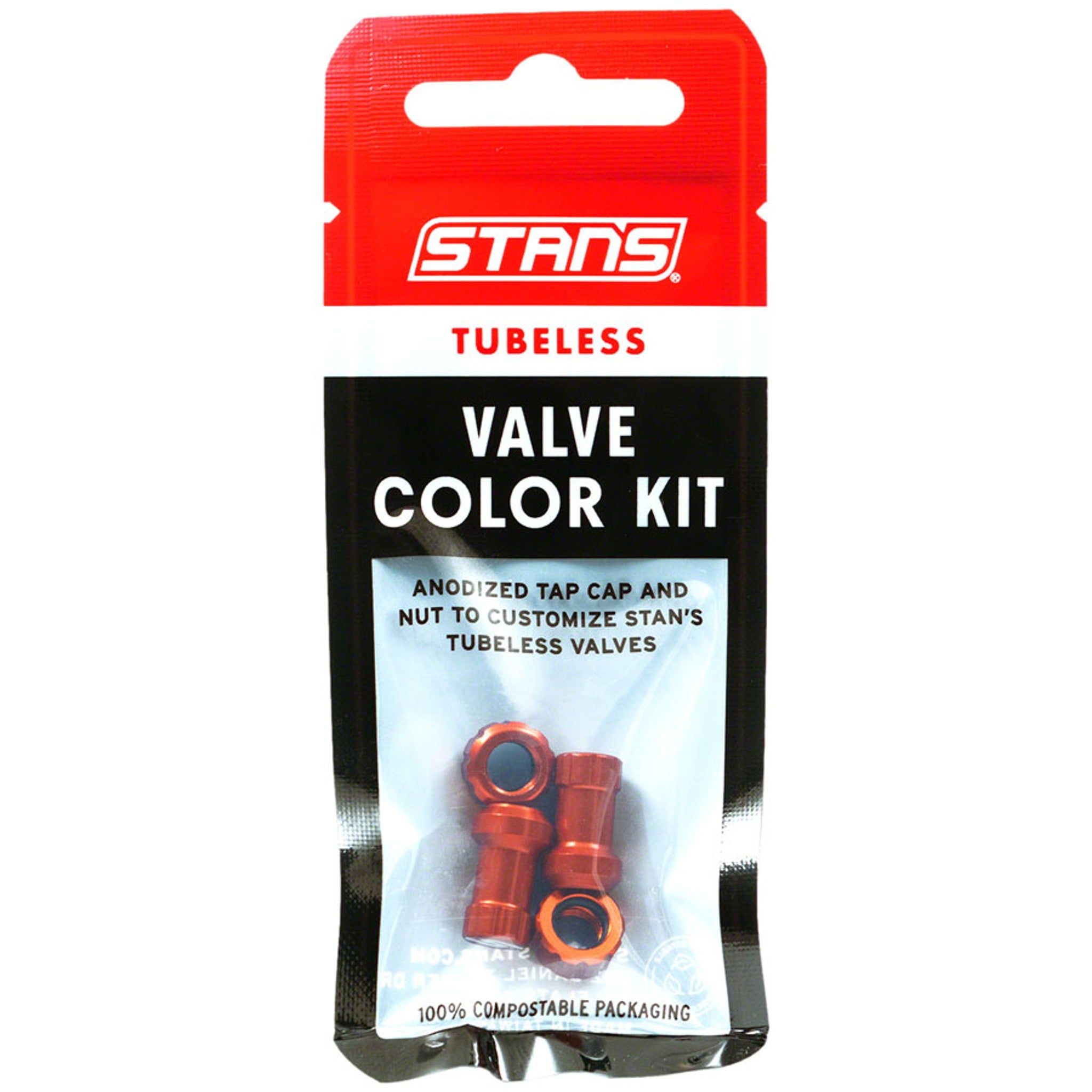 Tubeless Valve Cap Color Kit