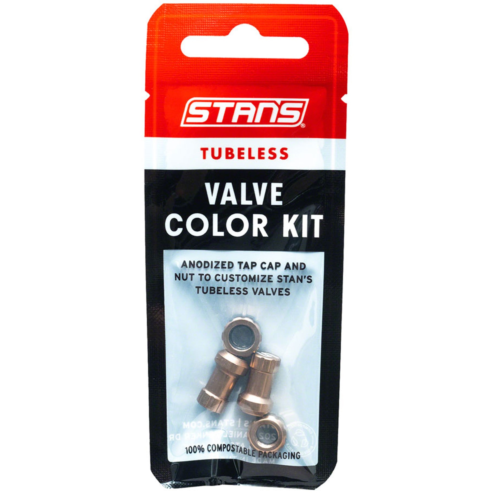 Tubeless Valve Cap Color Kit