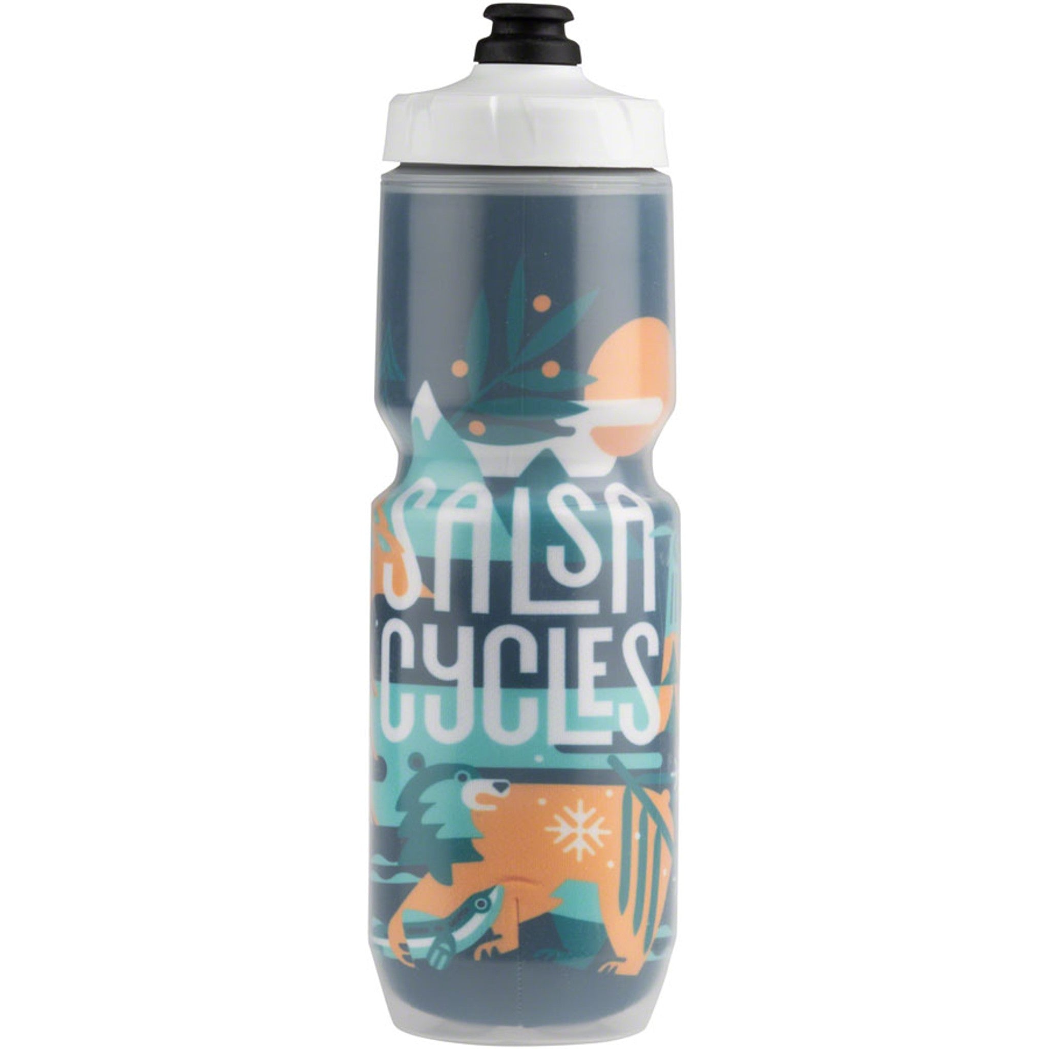 Tundra Buds Purist Insulated Water Bottle - Indigo, White, Yellow, Teal, Green, 23oz
