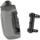 TWIST Deluxe Water Bottle Cage Set - Universal  Base Mount, Strap On, 450ml, Smoke