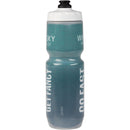 WHISKY Go Fast, Get Fancy Purist Insulated Water Bottle - Green, White, 23oz
