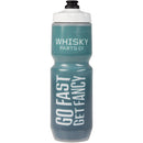 WHISKY Go Fast, Get Fancy Purist Insulated Water Bottle - Green, White, 23oz