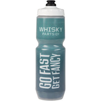 WHISKY Go Fast, Get Fancy Purist Insulated Water Bottle - Green, White, 23oz