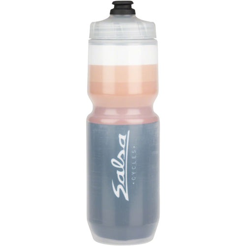 Latitude Purist Insulated Water Bottle - Black, White, w/ Stripes, 23oz