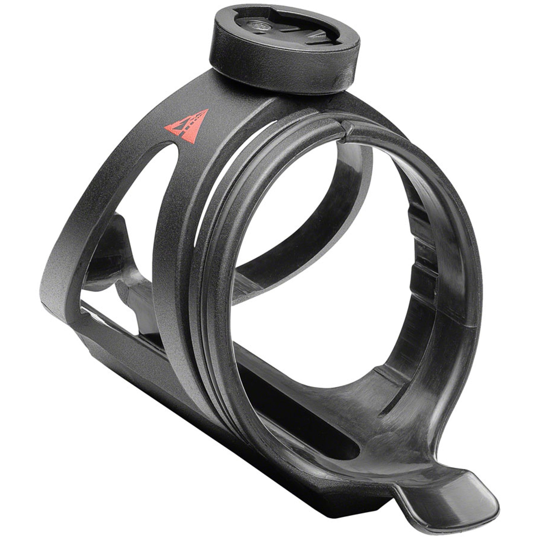 Axis Grip Water Bottle Cage - Garmin Mount, Nylon/Glass, Black