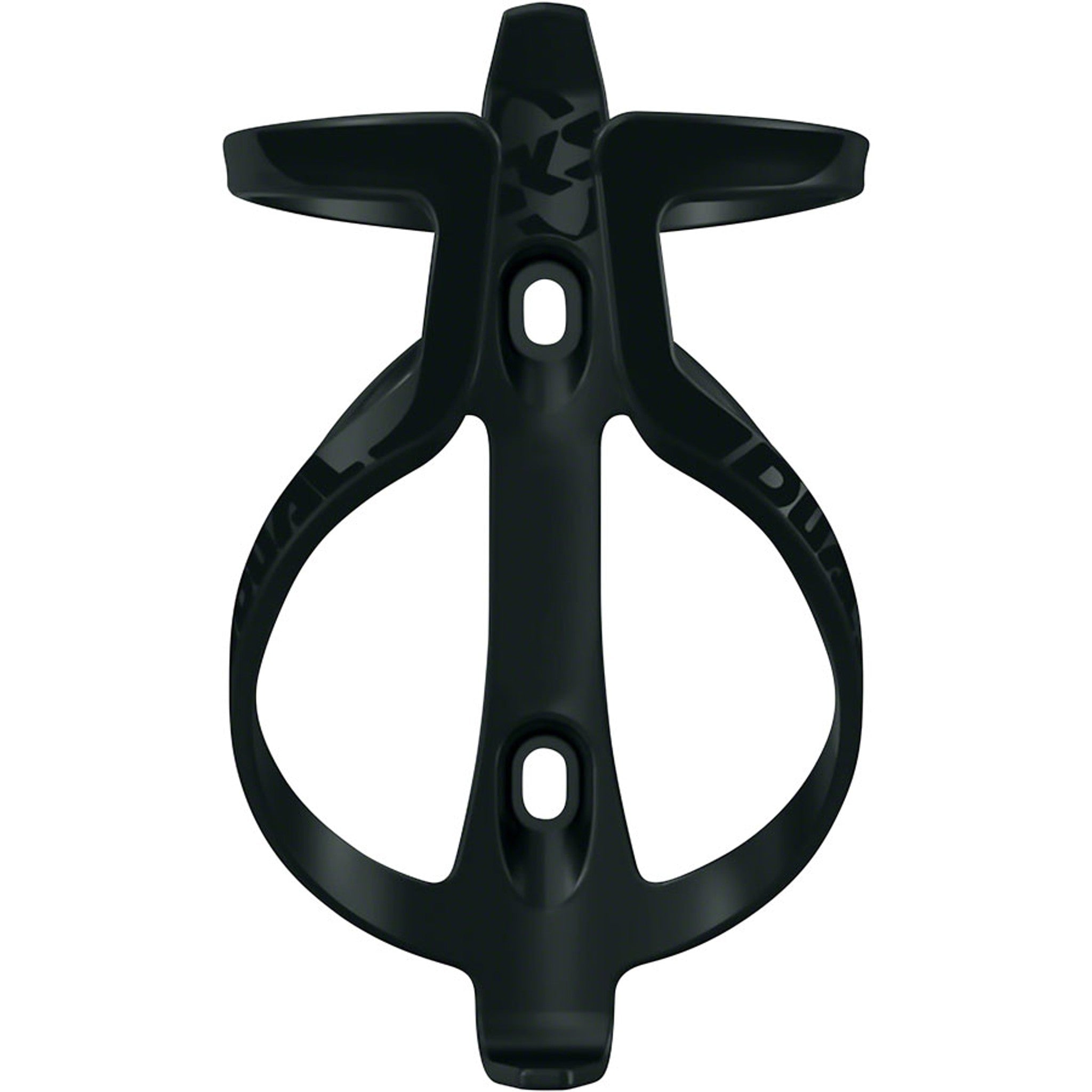 Dual Water Bottle Cage - Polycarbonate, Black