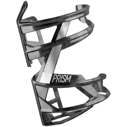 SRL Prism Side-Entry Water Bottle Cage - Right, Carbon Glossy White Graphic